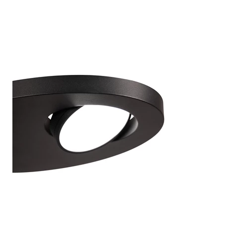 Lucide ORTOLAN - Lampadaire - LED Dim. - CCT - 2700K/4000K - Noir | Essential - détail 1